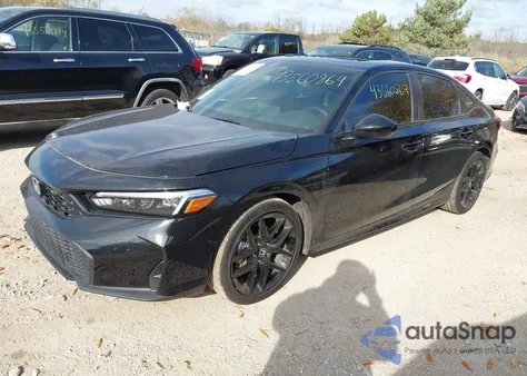 2025 Honda Civic Hybrid Sport/Sport Touring z USA, uszkodzony, nr VIN 2HGFE4F89SH311085